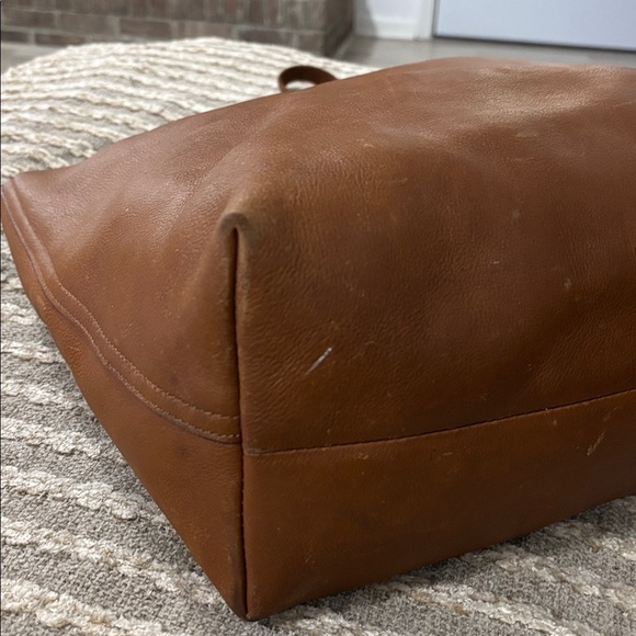 Madewell The Transport 
 Tan Leather Tote Bag - Picture 6 of 16